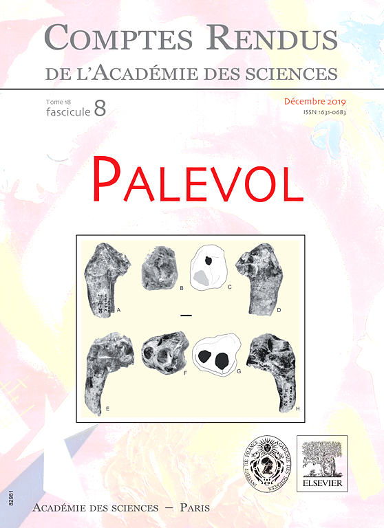 Go to journal home page - Comptes Rendus Palevol